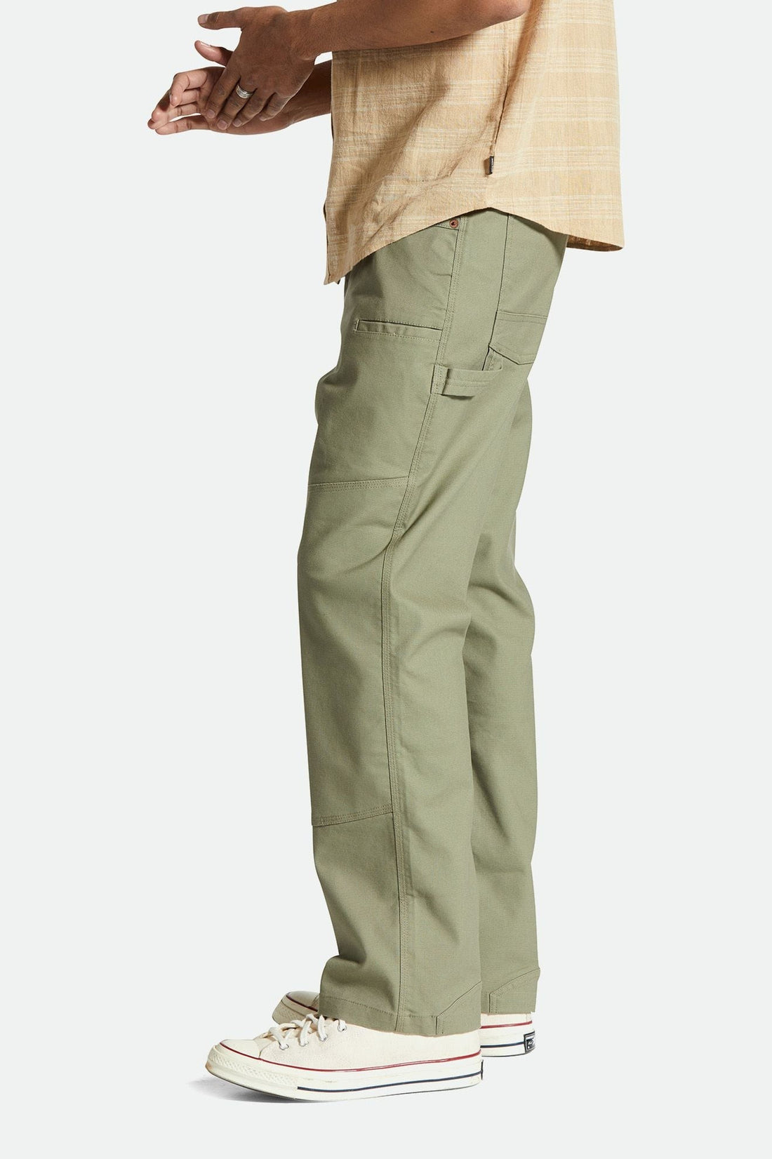 Brixton - Builders Carpenter Pant in Olive Surplus