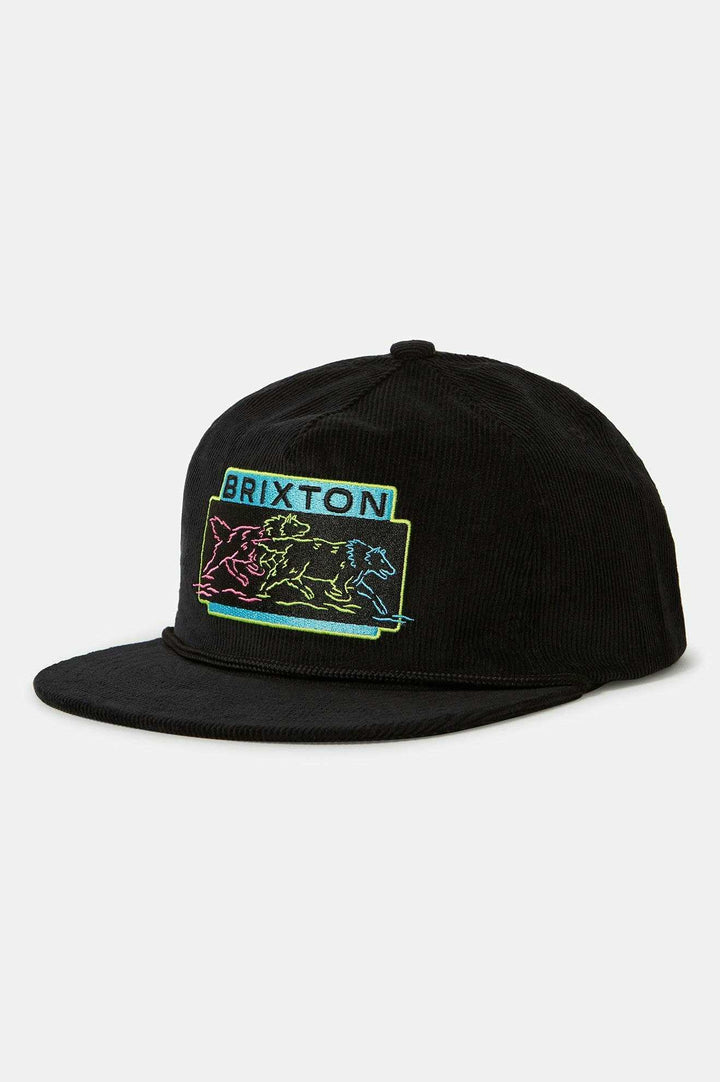 Brixton - Neon Pack MP Snapback Cap in Black/Neon