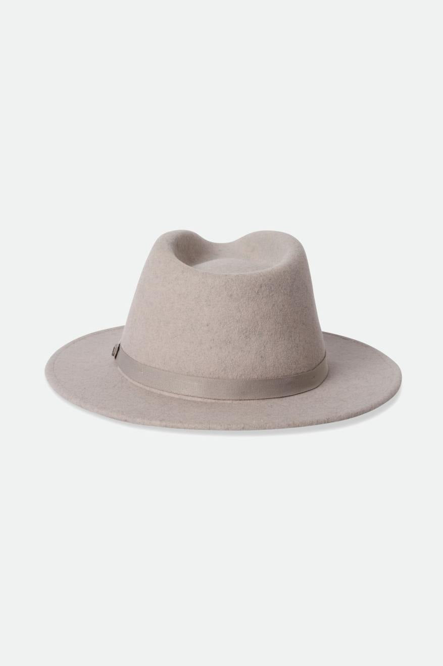 Brixton -  Messer Packable Fedora in Oatmeal