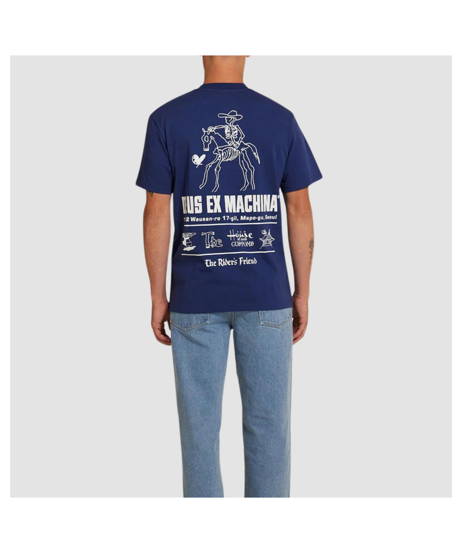 DEUS - Seoul Address Tee Mechanic Blue