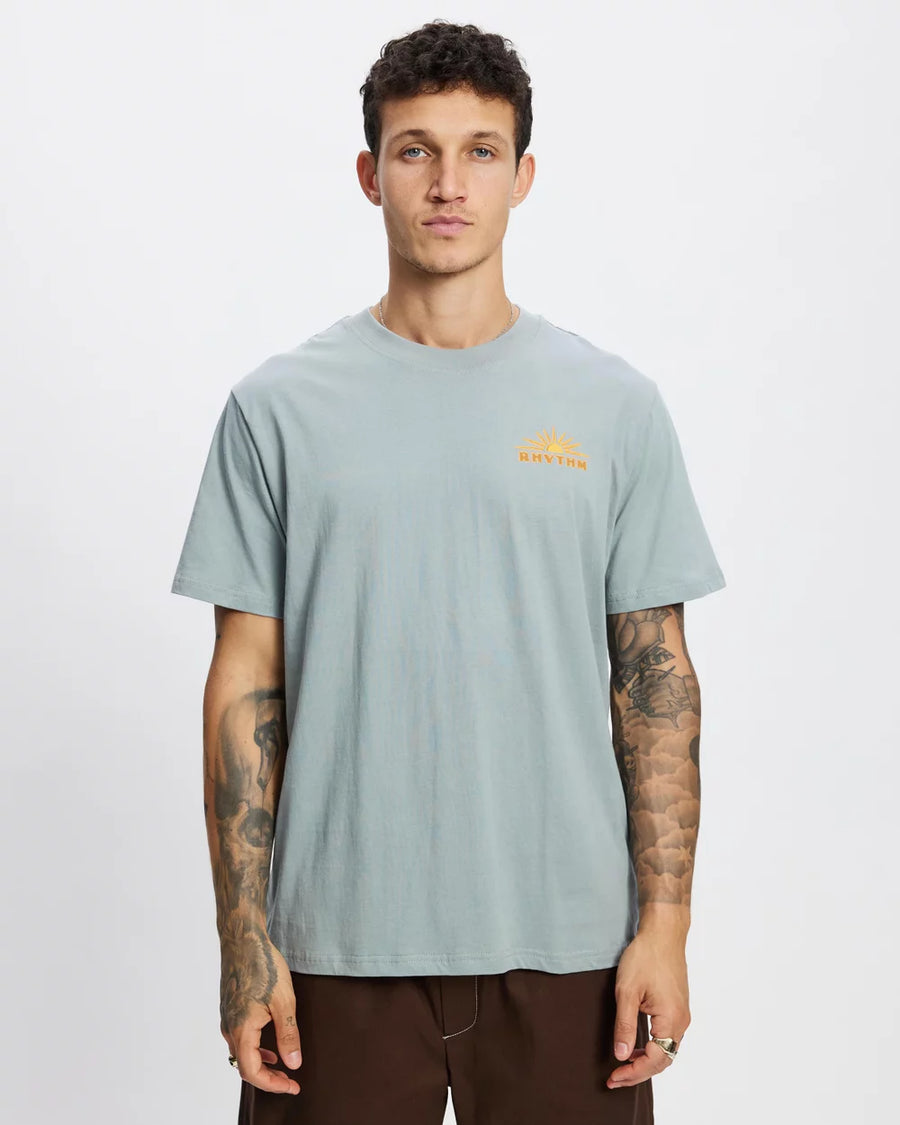 RHYTHM - Frame SS T-Shirt in Seafoam