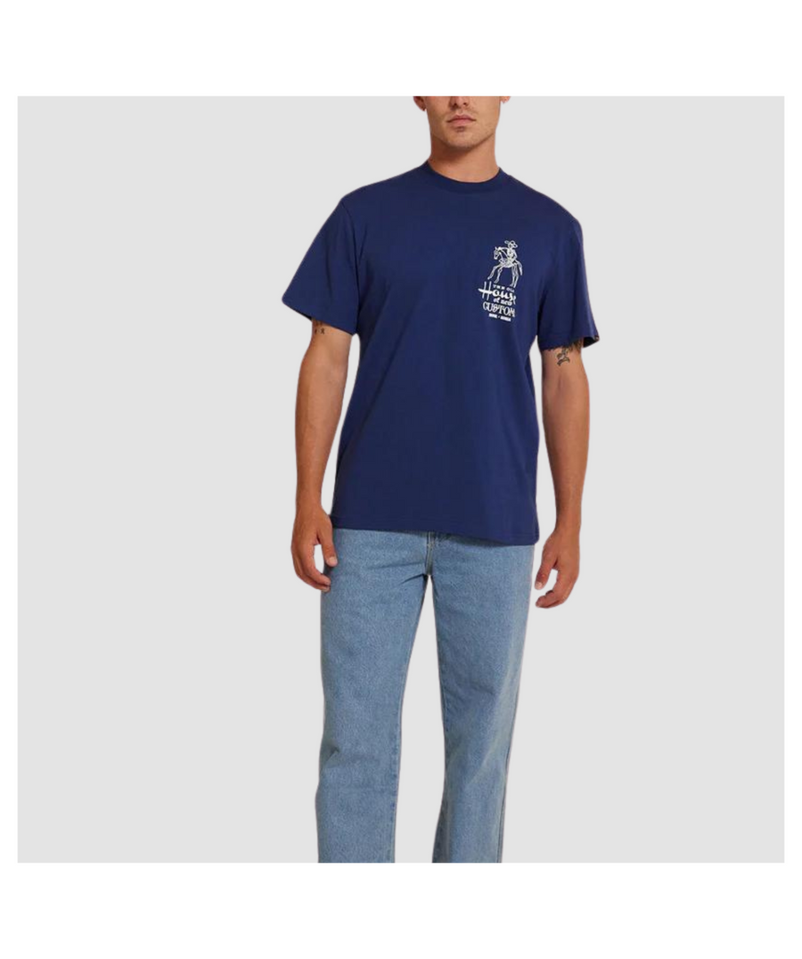 DEUS - Seoul Address Tee Mechanic Blue