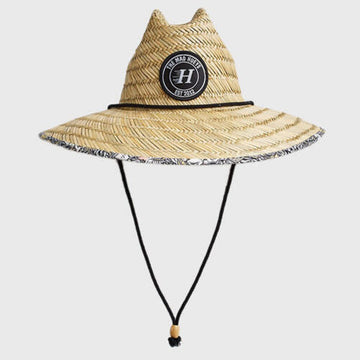 THE MAD HUEYS - IT'S LIT STRAW SUN HAT in NATURAL