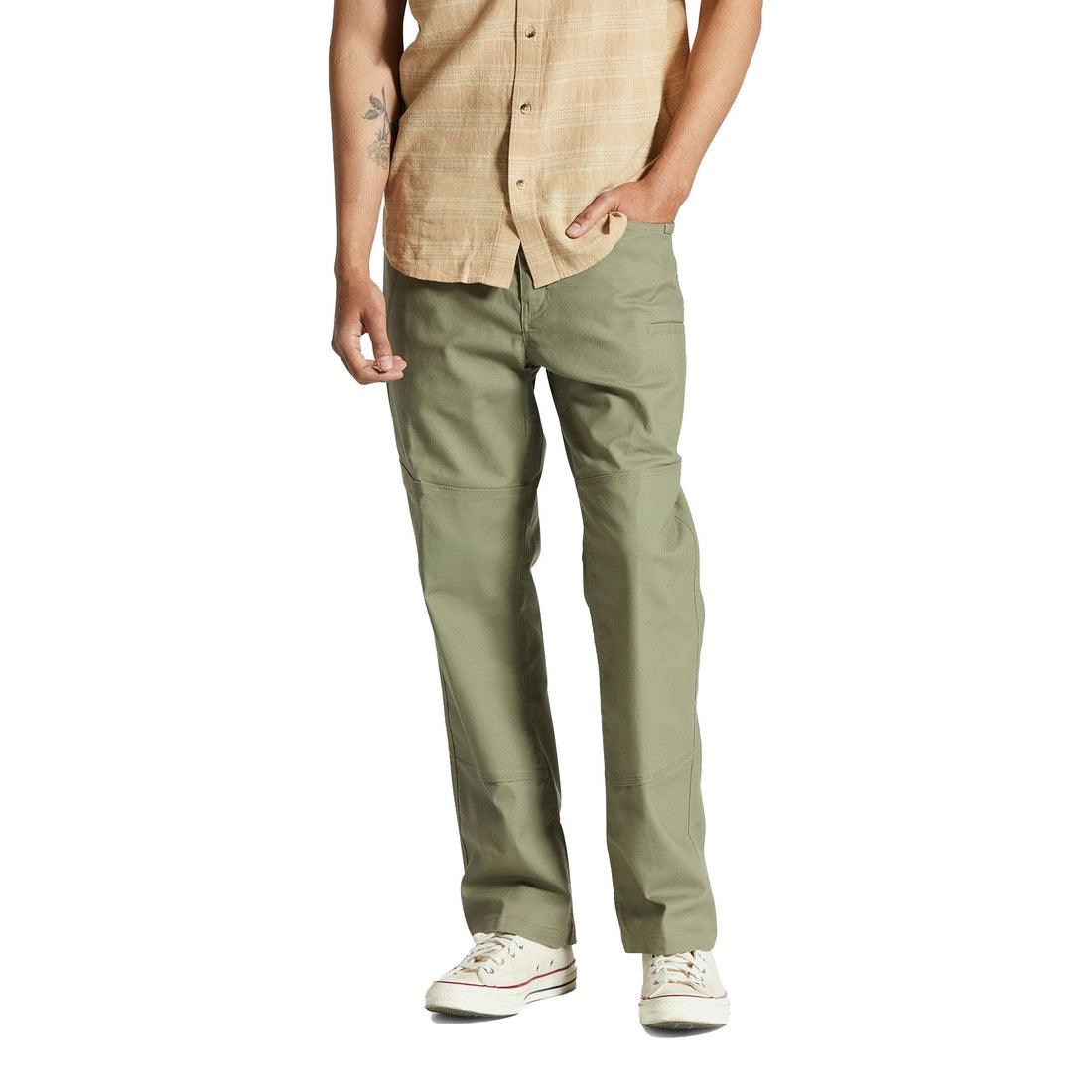 Brixton - Builders Carpenter Pant in Olive Surplus