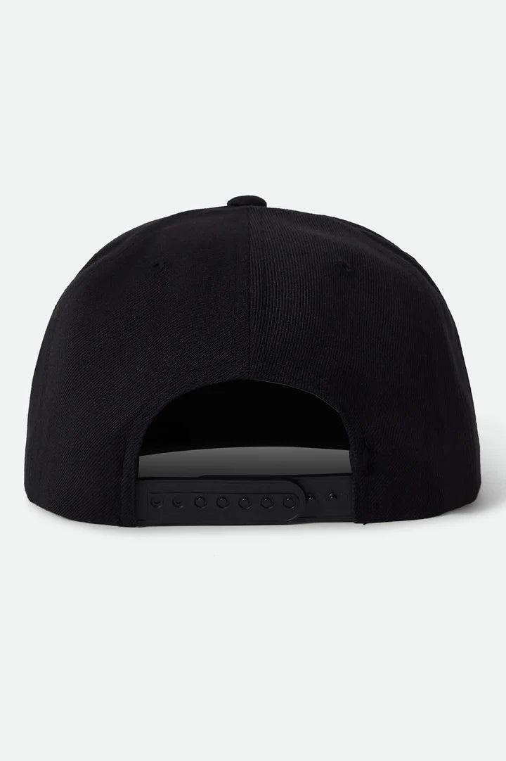 Brixton - Roller MP Snapback Cap in Black