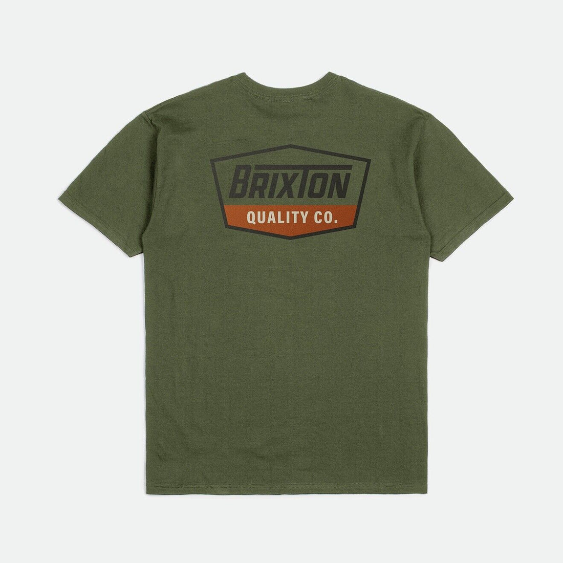 Brixton - Regal S/S Tee in Ivy Green Wash/Black/Rust