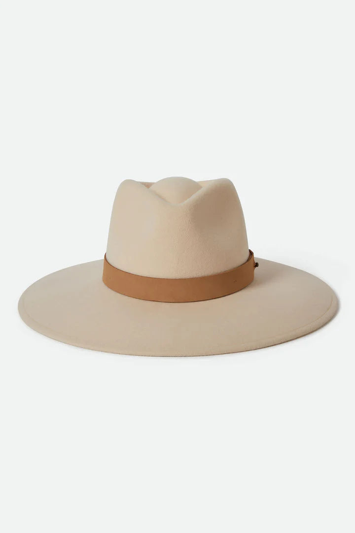 Brixton - Eleanor Felt Packable Hat in Macadamia