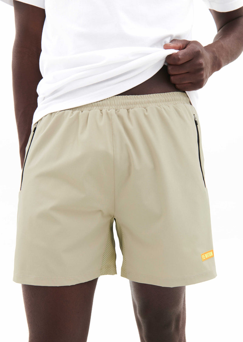 P.E Nation - Interval Short in Pale Khaki