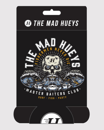 The Man Hueys - Fishermen Never Die Cooler in Black