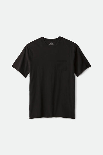 Brixton - Basic S/S Pocket Tee in Black