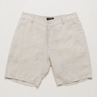 Mr Simple - Tanner 2.0 Shorts in Natural Linen